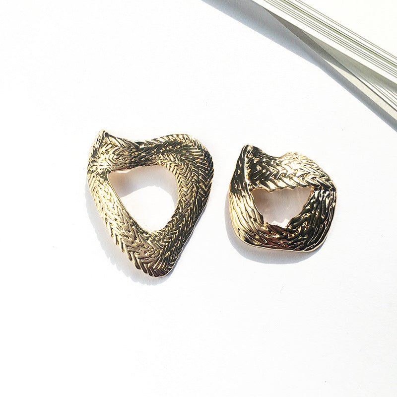 Vienna Verve Metal Asymmetric Earrings