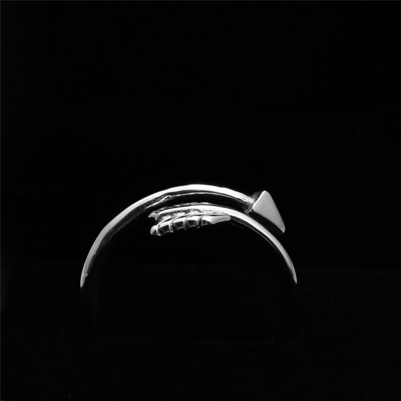 Titanium Couples Heart and Arrow Ring – Stylish Love Band for Him and Her