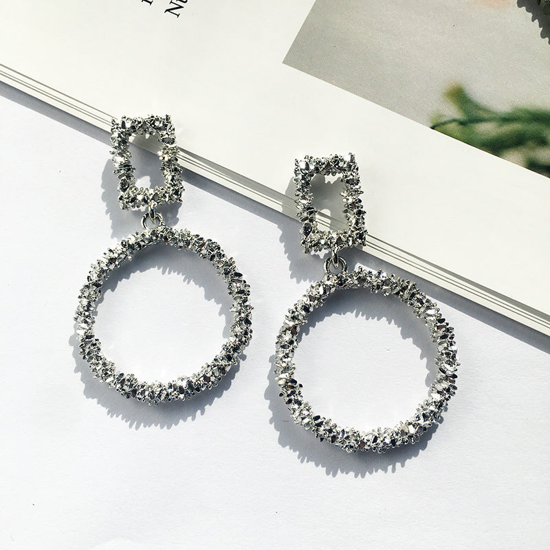 Alloy Geometric Earrings from Vienna Verve Collection