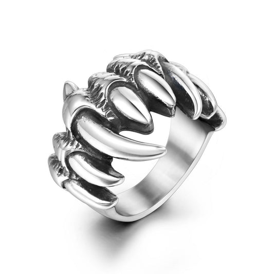 Punk Skull Titanium Steel Ring for Men and Women - Wholesale Source from Planderful