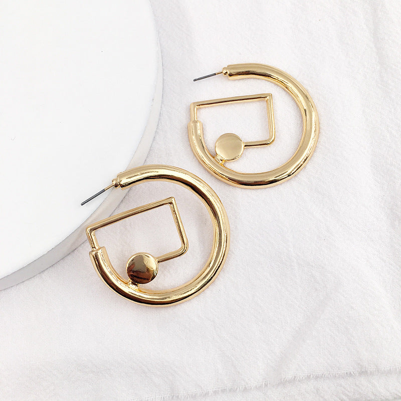 Chic and Trendy Vienna Verve Metal Earrings