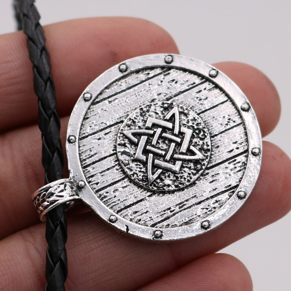 Norse Legacy Men's Mythology Necklace - Unique Double-Sided Pendant