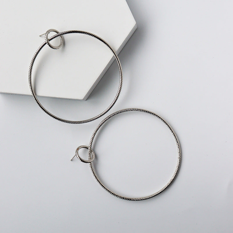 Bold Geometric Hoop Earrings - Vienna Verve Collection