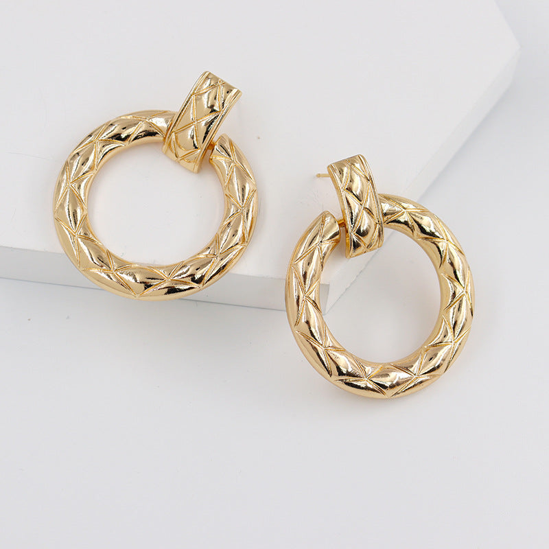 Alloy Personality Statement Earrings Set