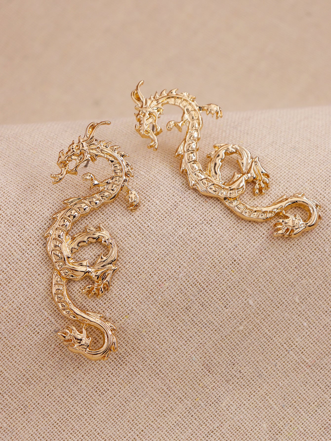 Alloy Dragon Earrings - Vienna Verve Collection