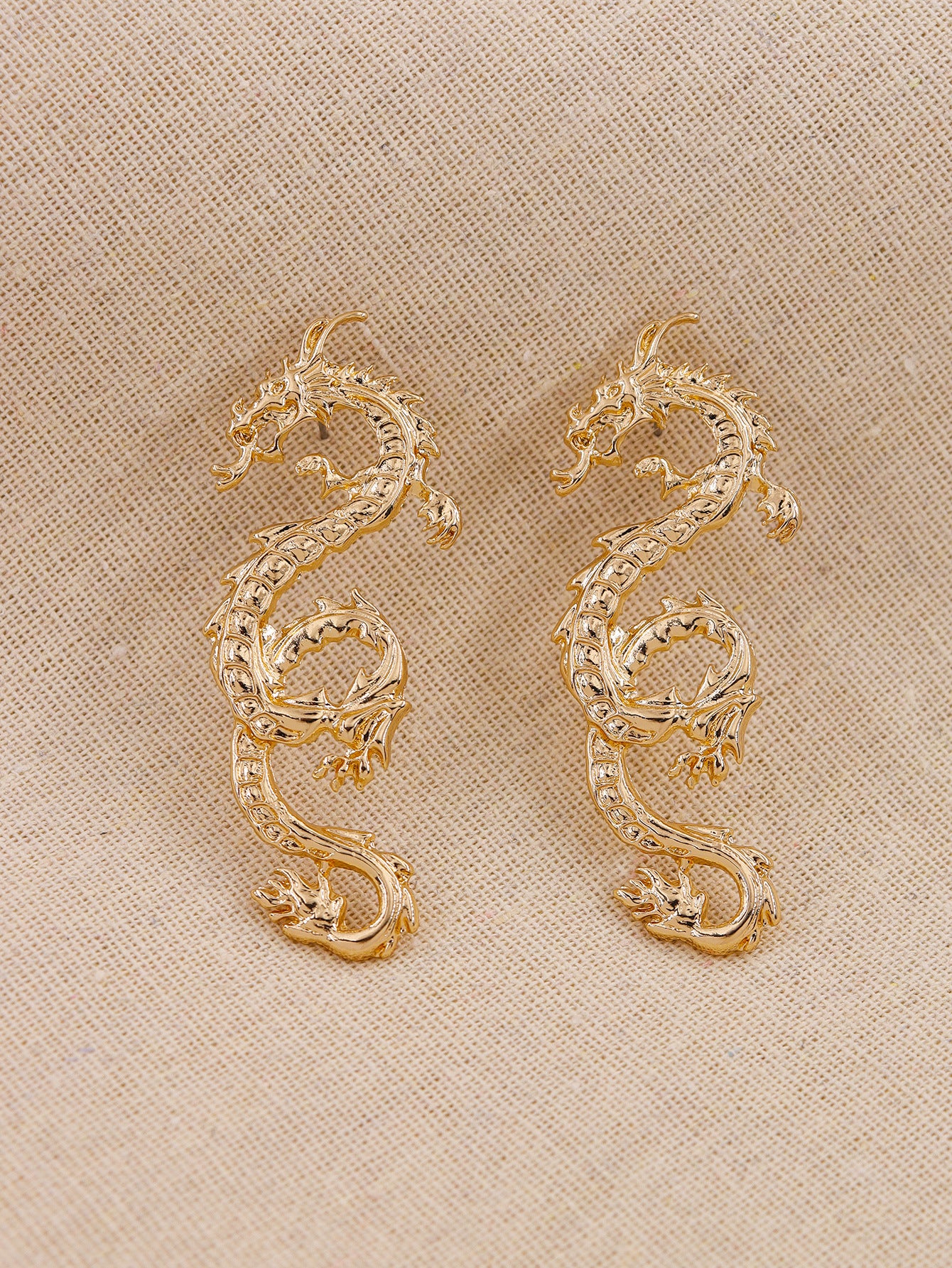 Alloy Dragon Earrings - Vienna Verve Collection