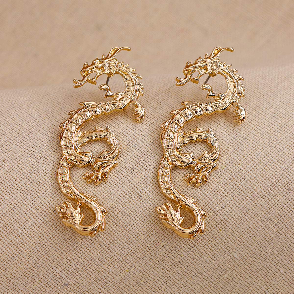 Alloy Dragon Earrings - Vienna Verve Collection