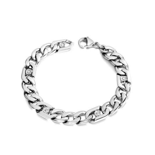 Customizable Stylish Titanium Steel Bracelets for Men - Urban Chic Fashion