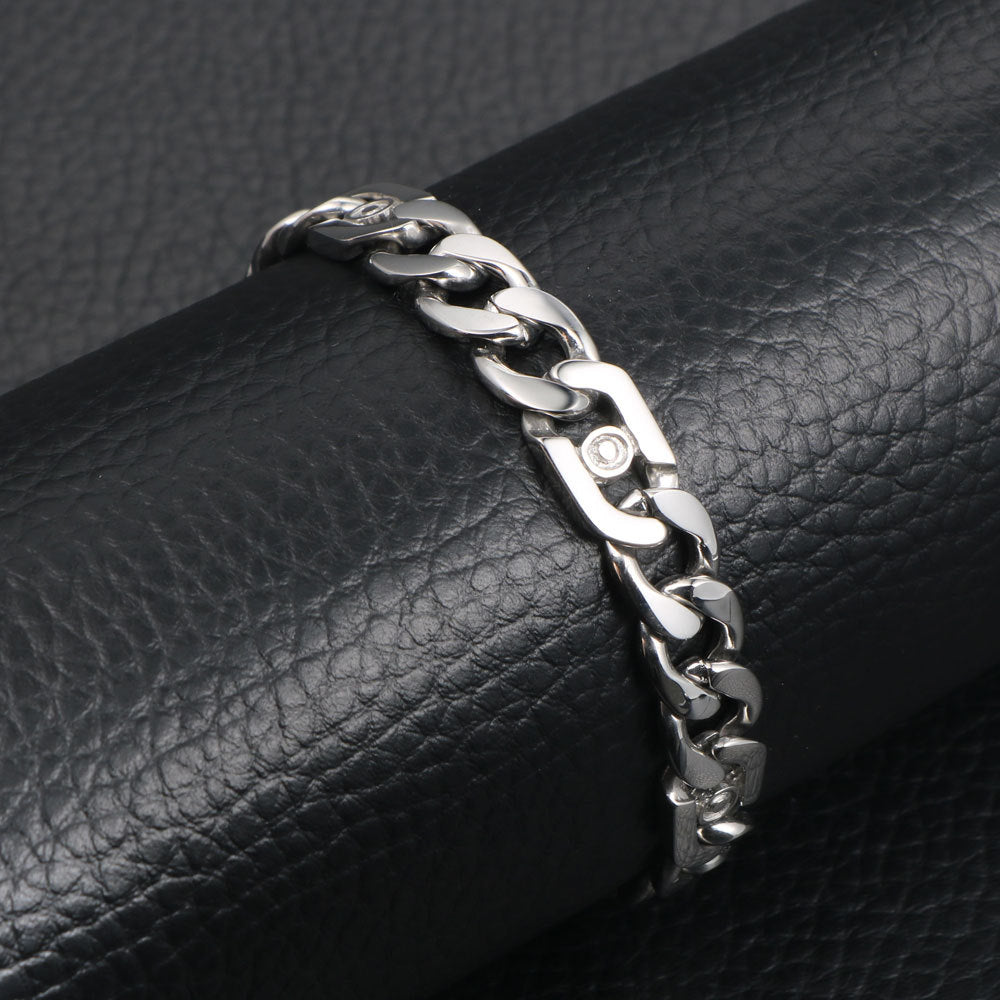 Customizable Stylish Titanium Steel Bracelets for Men - Urban Chic Fashion