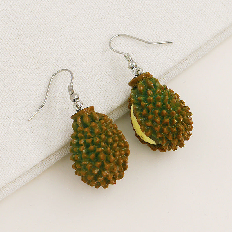 Fashionable Durian Dangle Earrings - Vienna Verve Collection