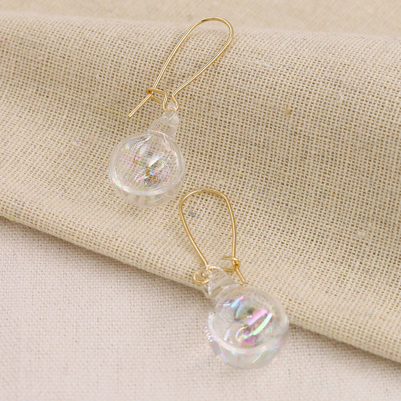 Crystal Ball Pendant Earrings in Vienna Verve Collection