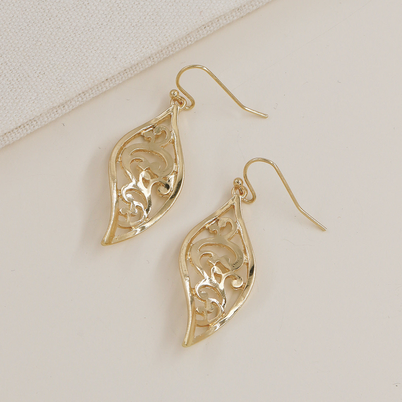 Summer Chic Metal Statement Earrings - Vienna Verve Collection