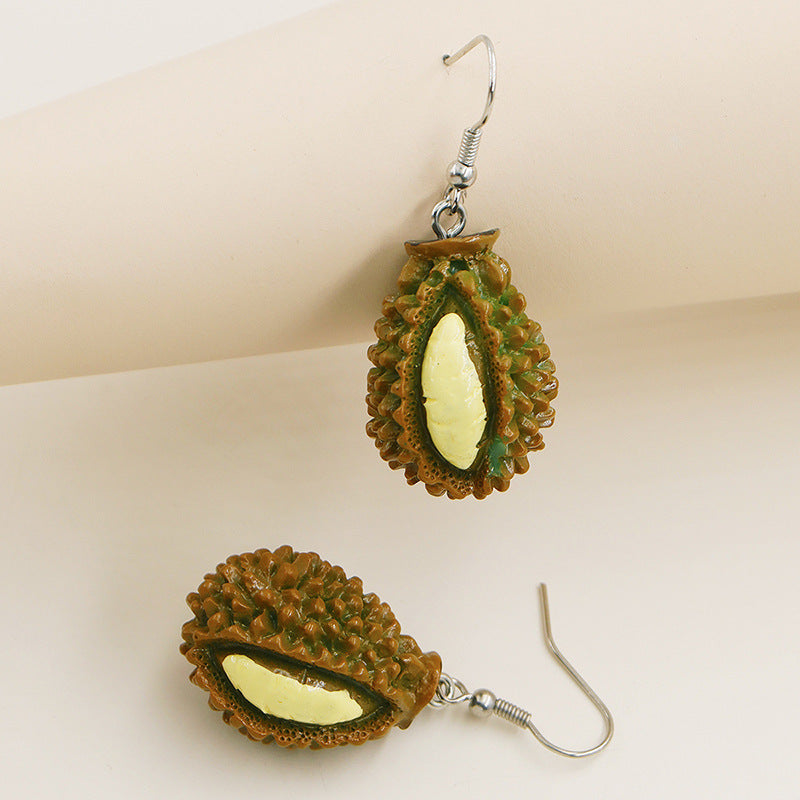 Fashionable Durian Dangle Earrings - Vienna Verve Collection