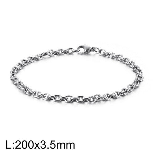 Trendy European and American O-Shaped Hollow Bracelets for Men - Personalized Stainless Steel Jewelry Wholesale