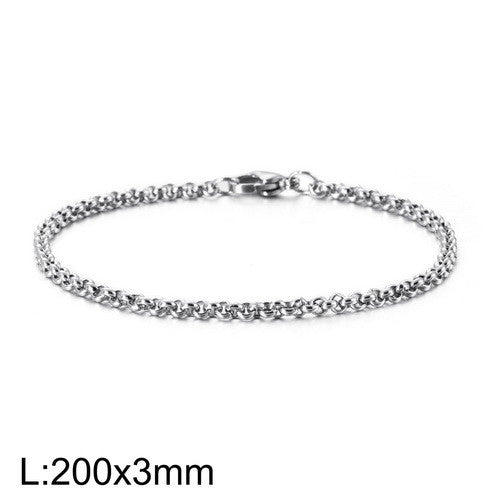 Punk Style Personalized Titanium Steel Bracelet for Men and Women - Wholesale Cross-Border Jewelry