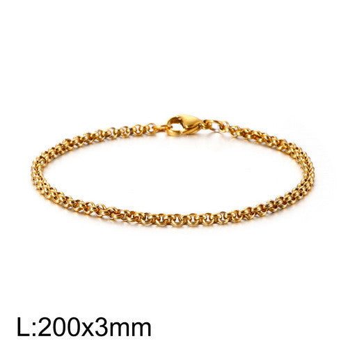 Punk Style Personalized Titanium Steel Bracelet for Men and Women - Wholesale Cross-Border Jewelry