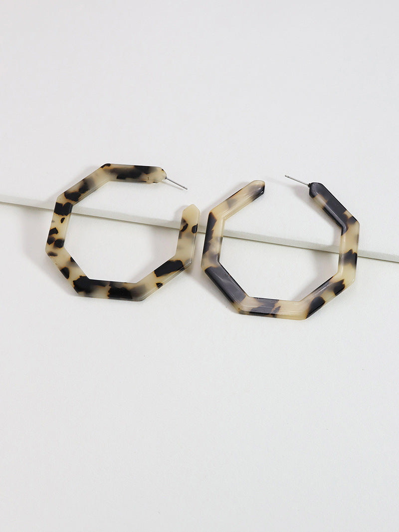 Exotic Pop Statement Acrylic Earrings - Vienna Verve Collection