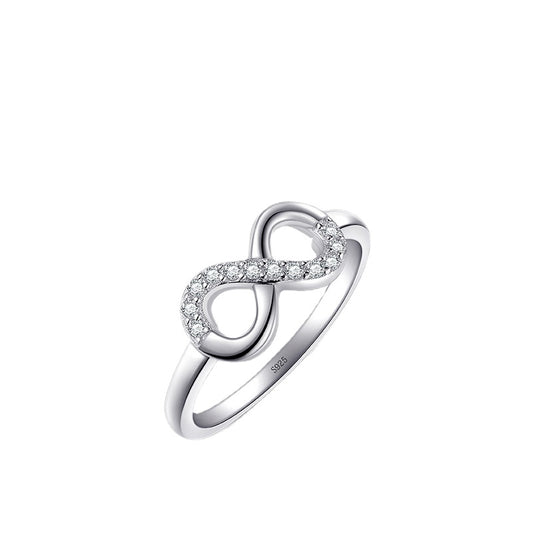 Infinite Love Symbol Sterling Silver Ring