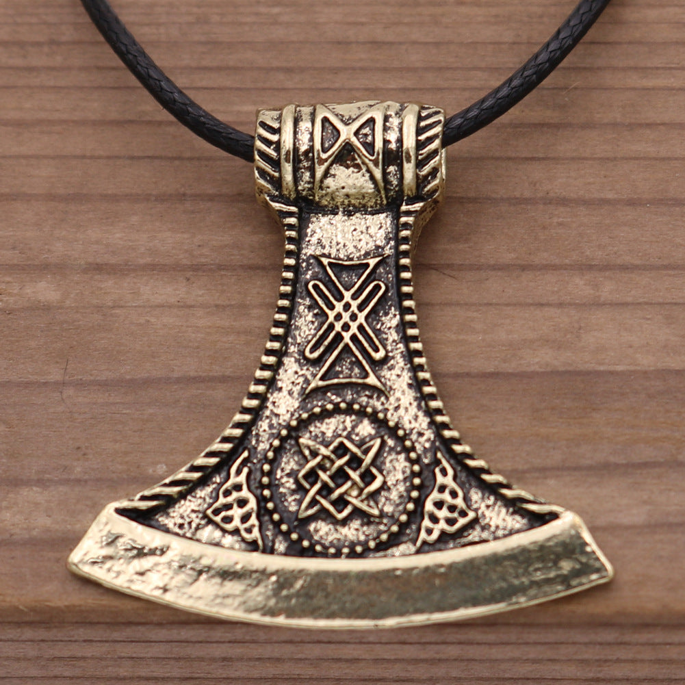 Viking Rune Hammer Talisman Necklace - Norse Legacy Collection