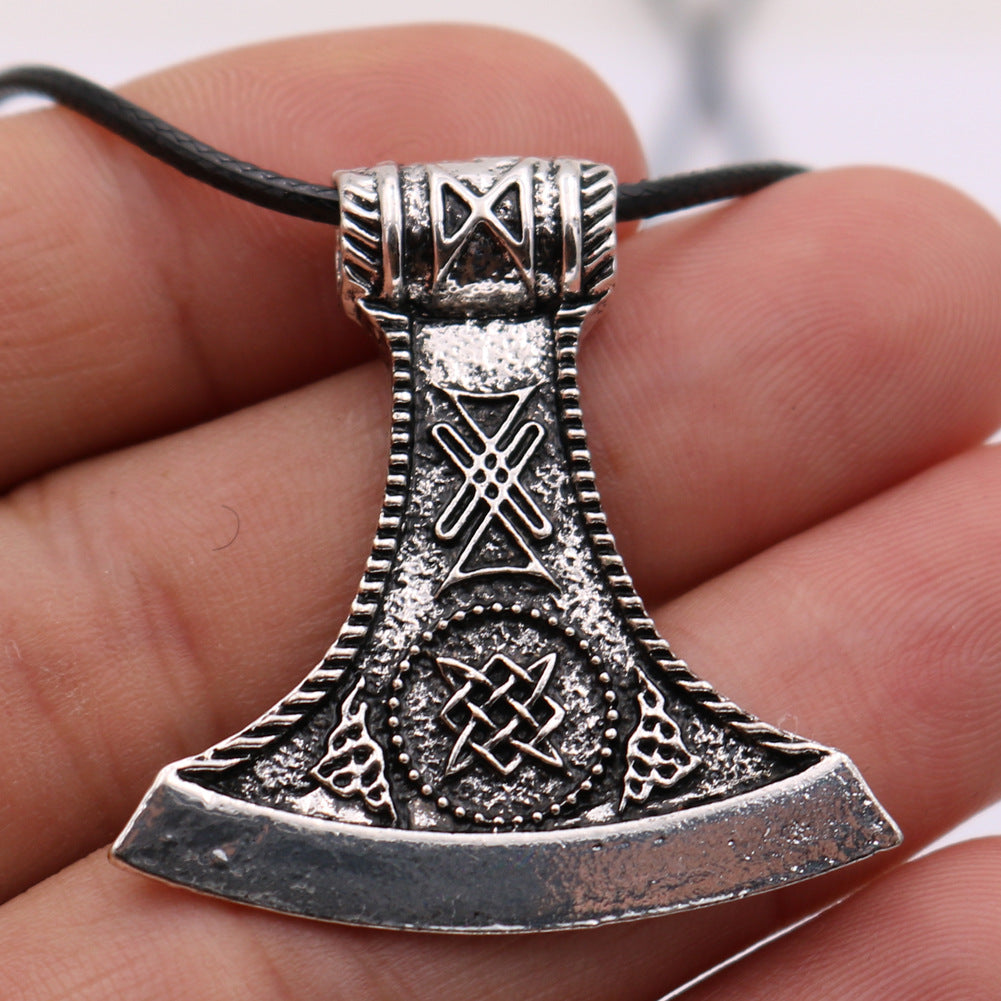 Viking Rune Hammer Talisman Necklace - Norse Legacy Collection