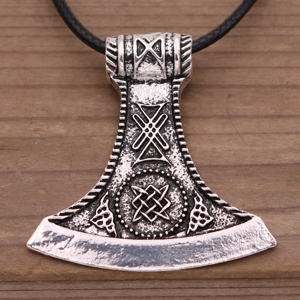 Viking Rune Hammer Talisman Necklace - Norse Legacy Collection