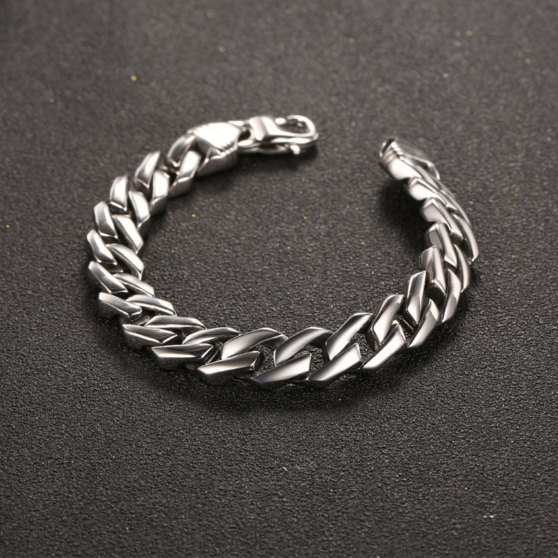 Punk Style Titanium Steel Bracelet for Trendsetting Men