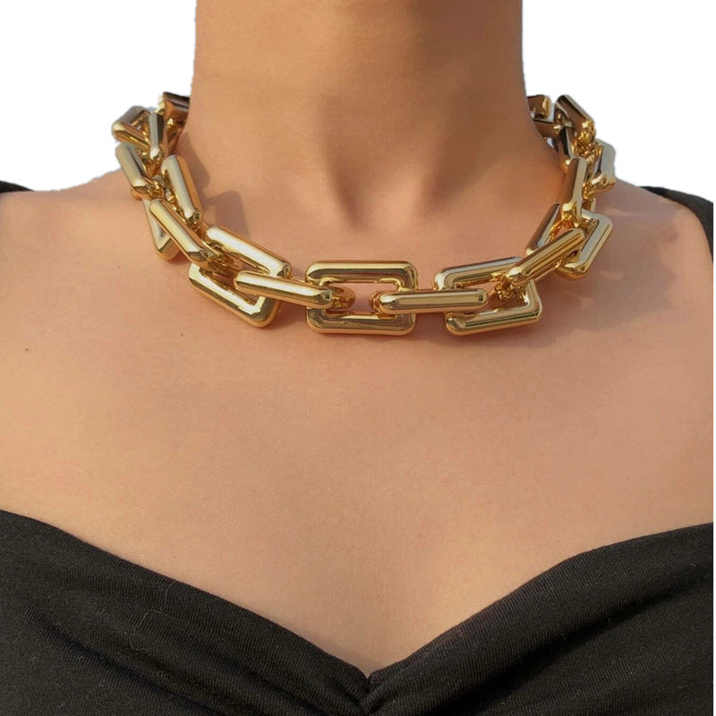 Minimalist Collarbone Chain Necklace from Savanna Rhythms Collection