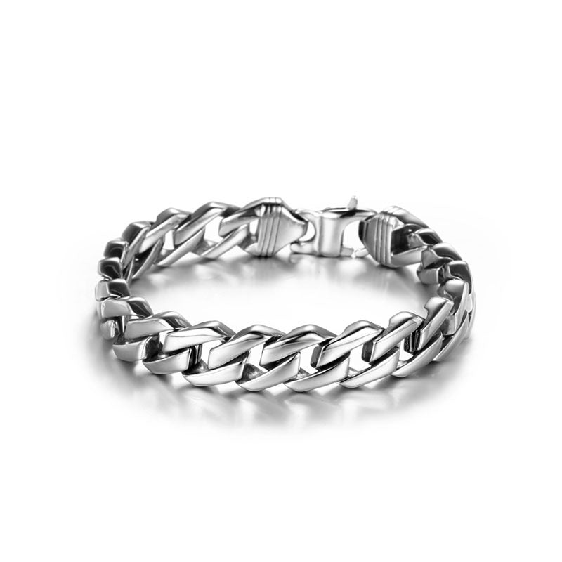 Punk Style Titanium Steel Bracelet for Trendsetting Men