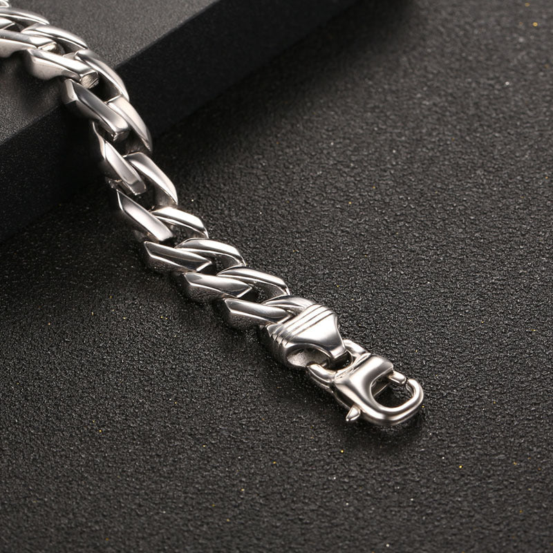 Punk Style Titanium Steel Bracelet for Trendsetting Men