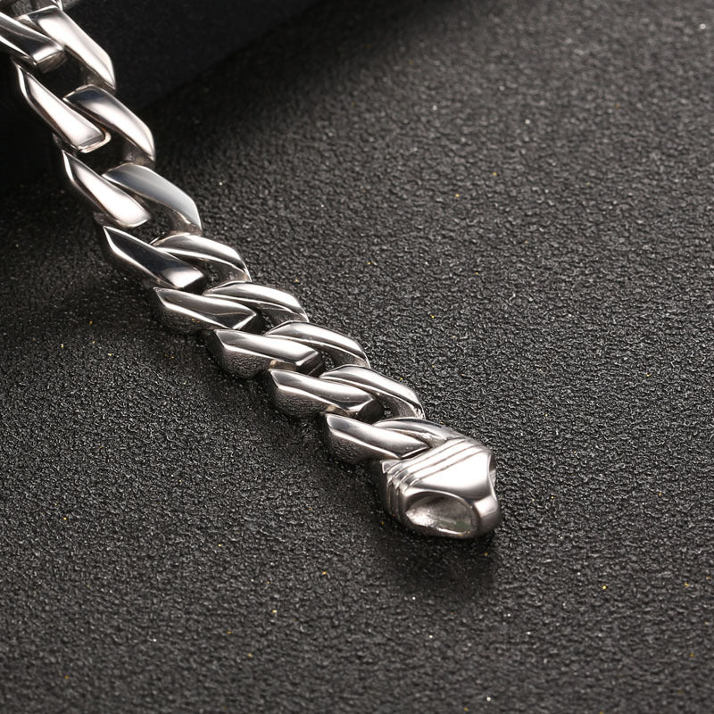 Punk Style Titanium Steel Bracelet for Trendsetting Men