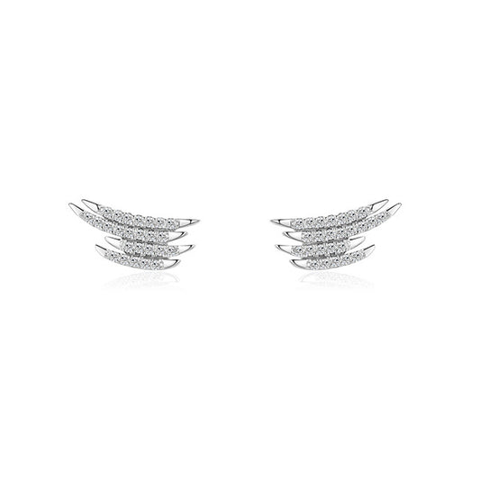 Stylish Sterling Silver Zircon Earrings for Women