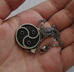 Mystical Yin Yang Bagua Necklace from Norse Legacy Collection