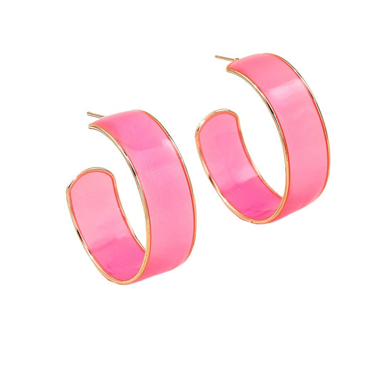 European Chic Circular C Earrings - Planderful Vienna Verve Collection