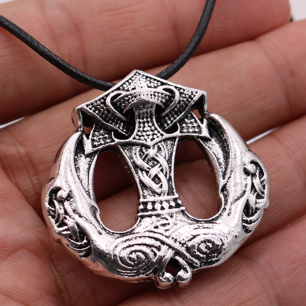 Legendary Viking Hammer Necklace - Norse Legacy Collection