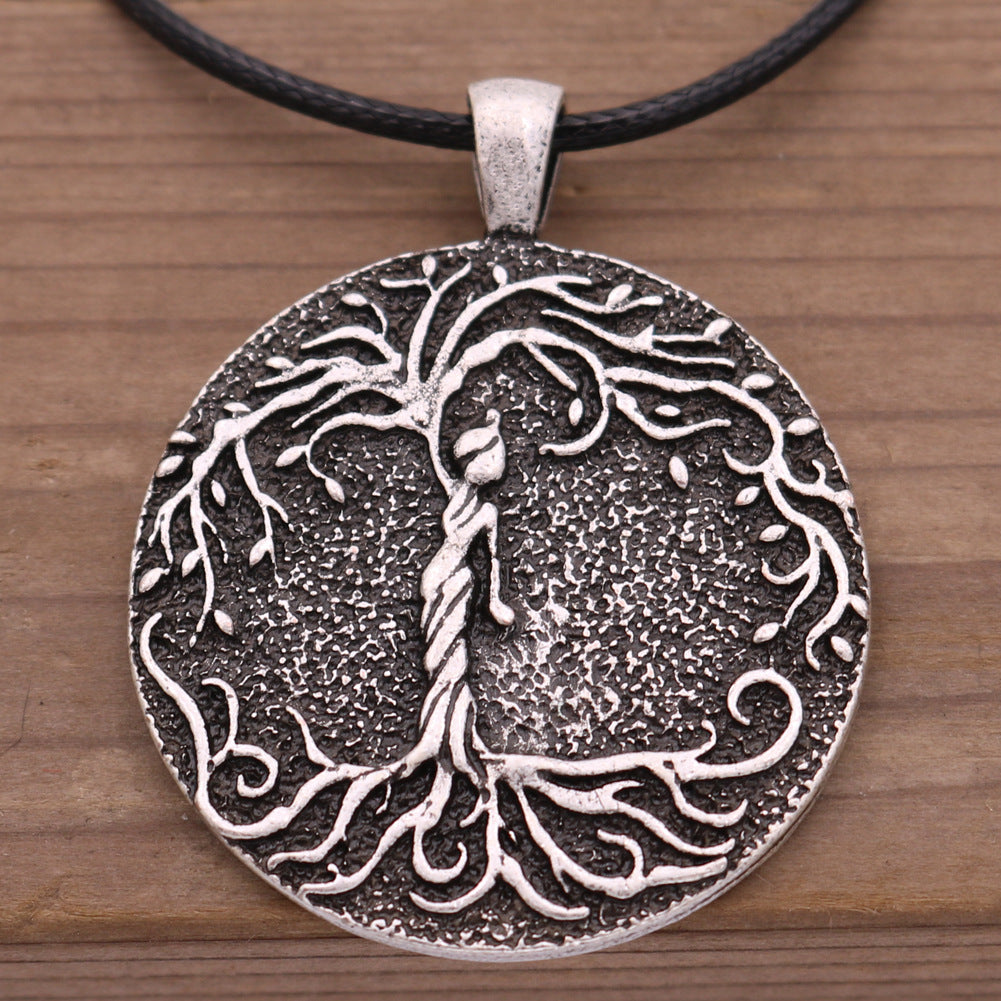 Nordic Myth Viking Family Tree Necklace - Wholesale Men's Gift Option