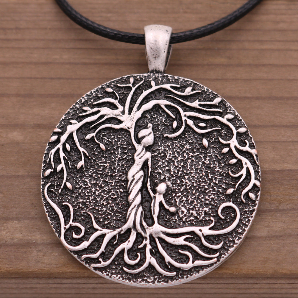 Nordic Myth Viking Family Tree Necklace - Wholesale Men's Gift Option