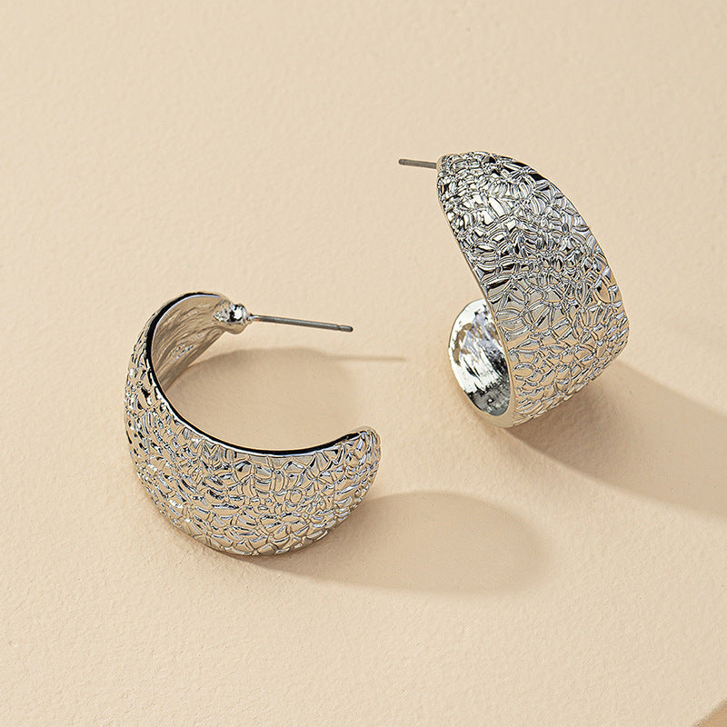 European Vogue Metal Earrings - Vienna Verve Collection