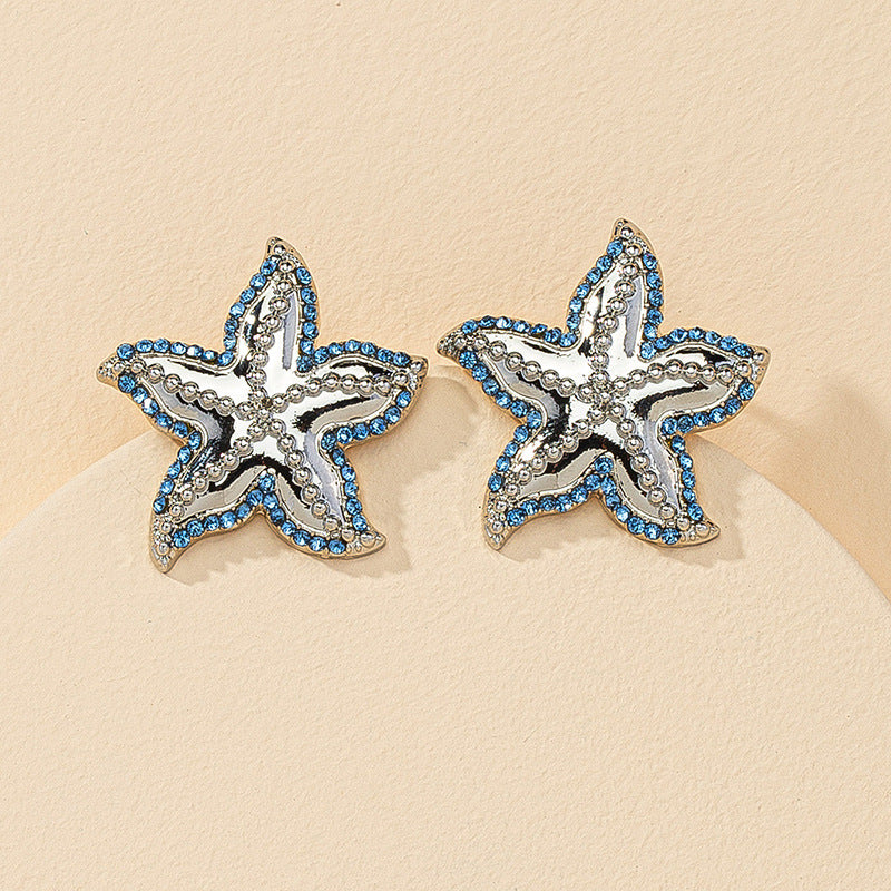 Stylish Starfish Earrings - Vienna Verve Collection by Planderful