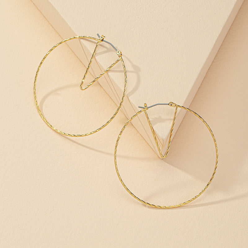 Geometric Circular Earrings - Vienna Verve Collection