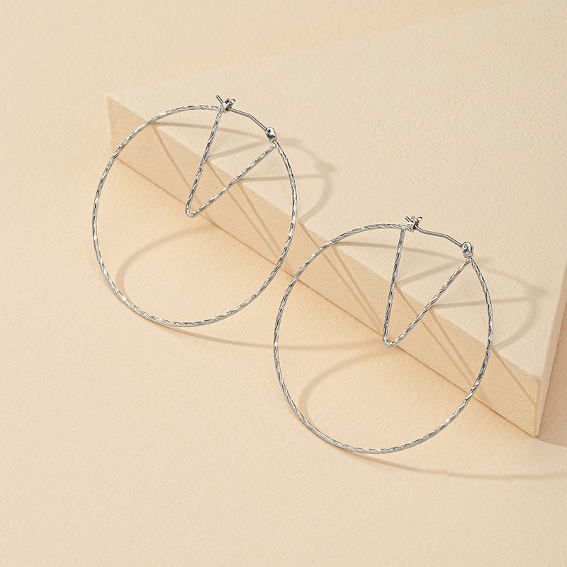 Geometric Circular Earrings - Vienna Verve Collection