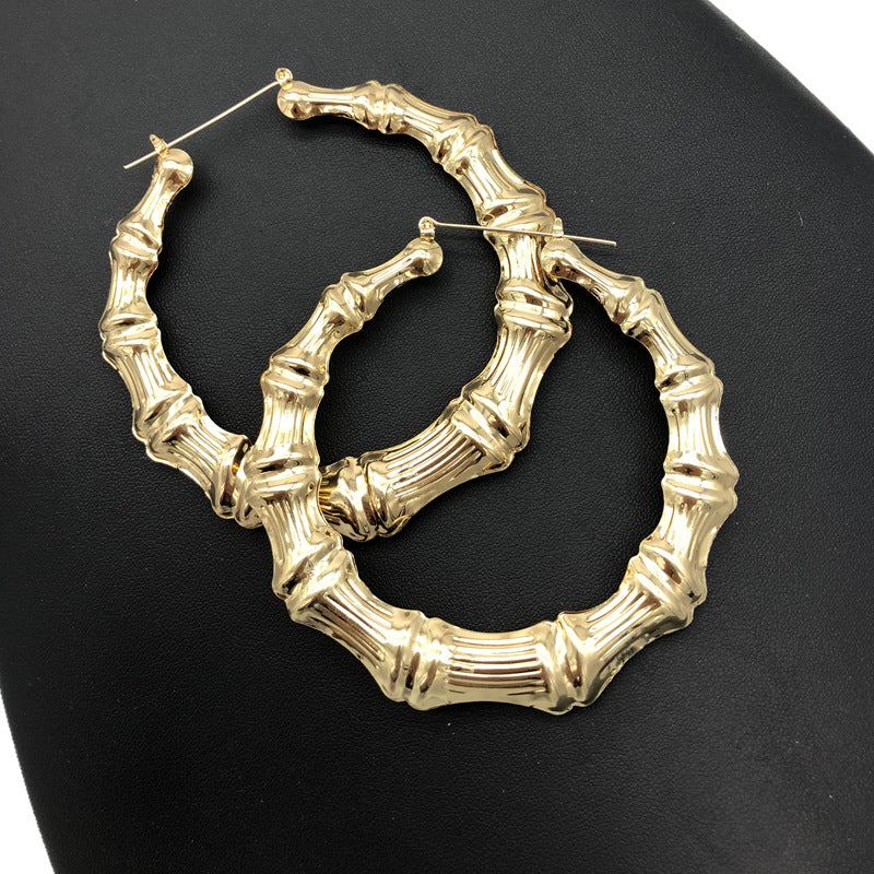 Bamboo Joint Nightclub Statement Earrings - Vienna Verve Collection