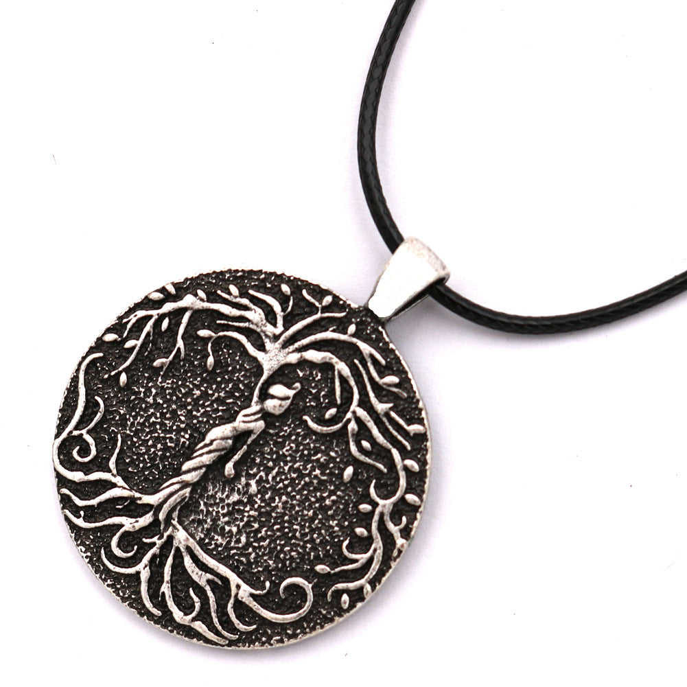 Nordic Myth Viking Family Tree Necklace - Wholesale Men's Gift Option