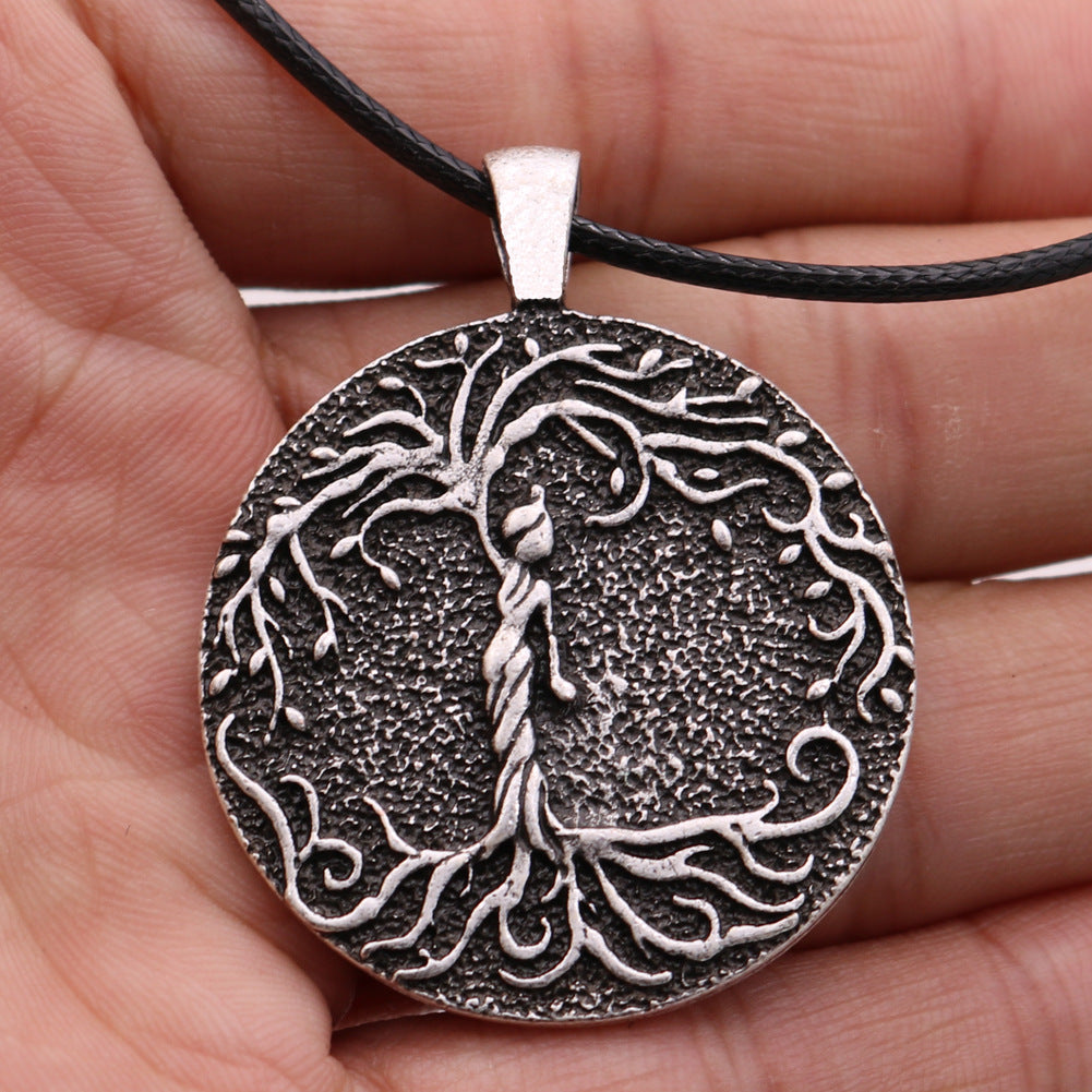 Nordic Myth Viking Family Tree Necklace - Wholesale Men's Gift Option