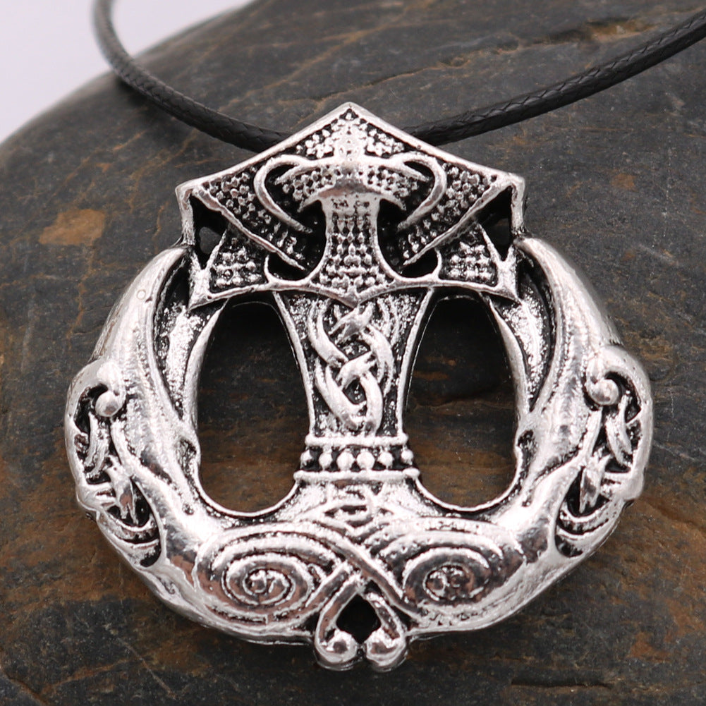 Legendary Viking Hammer Necklace - Norse Legacy Collection