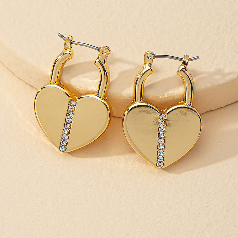 Chic Lock Earrings - Vienna Verve Collection