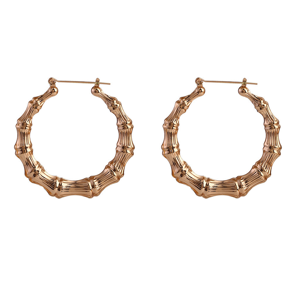 Bamboo Joint Nightclub Statement Earrings - Vienna Verve Collection