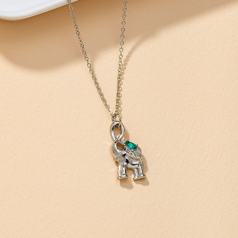 Baby Elephant Charm Necklace in Vienna Verve Collection