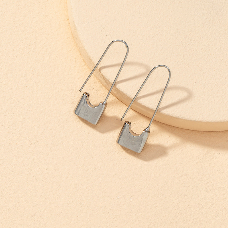 Lock and Key Metal Earrings Set - Vienna Verve Collection by Planderful