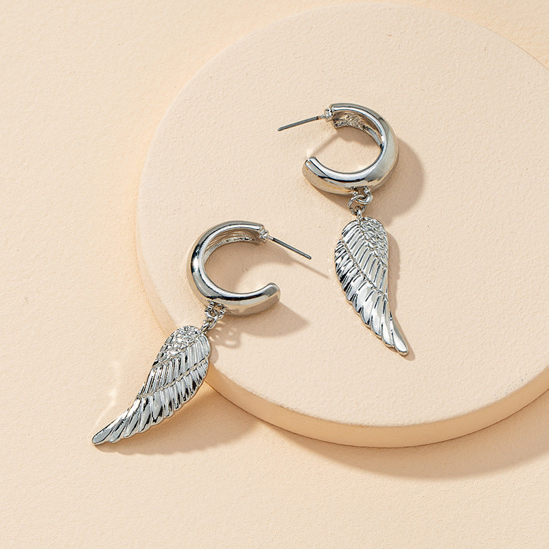 Exaggerated Wing Earrings - Vienna Verve Collection