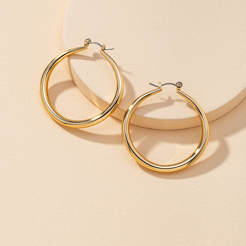 Exaggerated Metal Earrings from Vienna Verve Collection